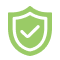 security shield with checkmark icon